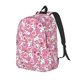 thumbnail image 1 of Easygdp Cute Rabbit Mochila de Lona Resistente para Laptop, Compatible con Laptops de 15 a 17 pulgadas, Ideal para Escuela, Trabajo y Viajes-Medium, 1 of 5
