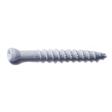 Flat Head Wood Screws Slotted Drive #8 x 3/4 in Brass Plain