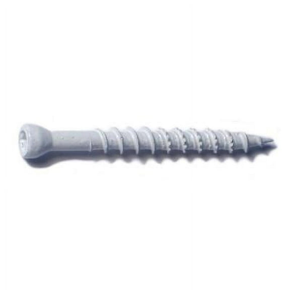 #8 x 1-5/8" White XL1500 Star Trim Head Wood Screws (50 pcs.)
