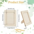 20pcs DIY Wood Picture Frames 7.6x5.6 inch Unfinished Photo Frames