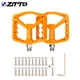 thumbnail image 4 of Advancent ZTTO 1 par de picos de eje de acero de pedal plano de bicicleta pines reemplazables de color sólido pedales de bicicleta de superficie Ciclismo Naranja, 4 of 6