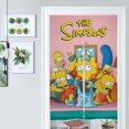 thumbnail image 3 of Cortina para puerta de Los Simpsons, cortina opaca para puerta de 34 x 57 pulgadas, cortina divisoria para privacidad de habitación para decoración del hogar, dormitorio, cocina, 2 paneles, 3 of 6