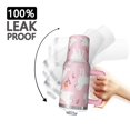 thumbnail image 3 of OBREWU White Dogs and Flowers Tumbler with Handle and Lid,White Dogs and Flowers 40oz Double Wall Vacuum Insulated Tumbler,Cups Gift for Women and Men, 3 of 7
