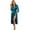 Blue Green, variant on Ekouaer Silk Robes for Women Long Satin Bride Bridesmaid Wedding Party Robes Lightweight Sexy Sleepwear with Pockets