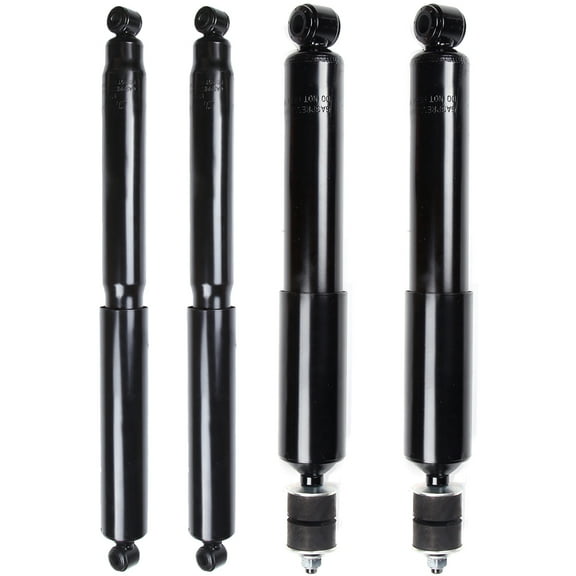 4x Struts AUTOMUTO Shock Absorbers Fits 1999-2004 for Ford F-250 Super Duty,1999-2004 for Ford F-350 Super Duty with 344370 344382 Auto Shocks - Front Rear