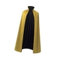 thumbnail image 3 of Capa de Mago de Halloween Jinwen para Niños Disfraz Amarillo 120 cm, 3 of 8