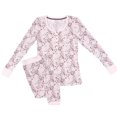 thumbnail image 3 of JANE & BLEECKER Women's 2-Piece Thermal Pajama Set (Pink Animal, Large), 3 of 4