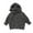 Grey, variant on Boys' Winter Knit Cardigan with Hood and Pom-Poms - Cozy and Stylish Outerwear for Cold Days