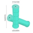 thumbnail image 2 of Rubber Handlebar Cover, Bike Handle Grip, Ergonomic Non-Slip Soft Rubber, Compatible with Mountain and Road Bicycles, Tricycles, Scooters, Easy Installation, 22.2mm Diameter, 2 of 7