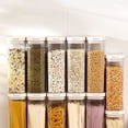 thumbnail image 4 of Contenedor para pasta, espaguetis, reutilizable, para organización y almacenamiento de despensa, 1200 ml, 4 of 6