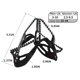 thumbnail image 4 of Advancent 2 piezas de cubierta de agarre para zapatos de nieve y hielo para exteriores, protector de botas antideslizantes para roca, crampones Pescar, 4 of 6