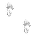 thumbnail image 4 of Sonducket Chic Elf Hollowed Cosplay Ear Cuff Punk Stud Clips Joyería Cartílago Regalos para mujeres Boda Fiesta de Halloween Tipo 2 Tipo 2 2Conjunto, 4 of 6