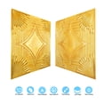 thumbnail image 6 of Artistic 3D ceiling tile suspended ceiling panels for Restaurant PL81 Golden 10Pcs/pack, 6 of 10