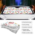 thumbnail image 4 of Kdxio Dinosaur Print Front Windshield Sun Shade,Folding Auto Sunshade for Car Truck SUV-, 4 of 7