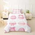 thumbnail image 2 of Erosebridal Kawaii Easter Eggs Kids Twin Bedding,Pink Bowknot Cute Bows Duvet Cover Set For Bowtie Girls ,Reversible Pink 2 Pieces,No Comforter, 2 of 6