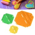 thumbnail image 1 of Juego de fabricante de flores de tela ANGGREK resina amarillo verde naranja, 1 of 8