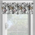 thumbnail image 2 of Ambesonne Butterfly Valance Pack of 2, Summer Season Animal, 54"X18", Pale Pink Orange Black, 2 of 5
