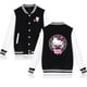 thumbnail image 3 of Chaqueta bomber de Hello Kitty para mujer y hombre, chaqueta de béisbol de otoño, abrigo de estudiante, ropa de calle, chaqueta bomber de estilo universitario de estilo Harajuku, 3 of 5