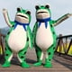 thumbnail image 4 of Frog Costume Inflatable Frog Costume Cosplay Costume Suit For Adults, Festival Halloween Costume for Men Women, 4 of 5