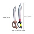 thumbnail image 3 of CIMAXIC Party 4pcs Inflatable Pirate Swords Stage Performance Prop Pirate Swords For Party,26.38"X4.72"X0.12", 3 of 4