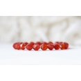 thumbnail image 3 of Natural Red Carnelian 8mm fancy Shape faceted Cut Beads Stretchable Bracelet for Men & Women., 3 of 3