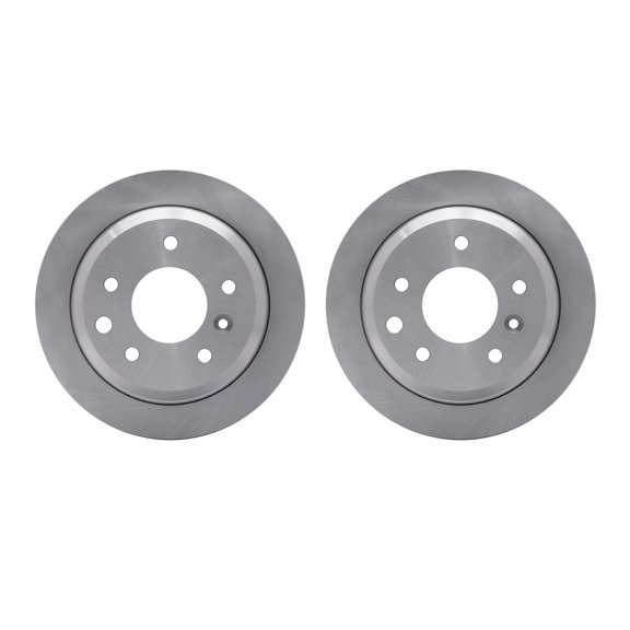Dynamic Friction Company Rear Brake Rotors 6002-20004