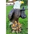 thumbnail image 4 of DWK Dispel The Shadows 17.5 Inch Garden Gnome Outdoor Statue w/ Solar Lamp, 4 of 4