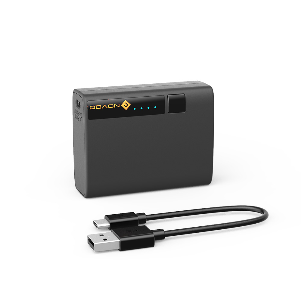 NOVOO 10000mAh Portable Charger PD 18W Compact External Battery Pack