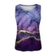 thumbnail image 4 of Camisetas de verano Prolriy para mujer 2024, camisetas sin mangas para mujer, camisetas casuales sin mangas, blusas holgadas estampadas, camisetas sin mangas para mujer, camisetas para mujer, morado, 4 of 4