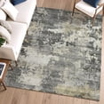 thumbnail image 6 of Addison Rugs Mayfield Premium Machine Washable Transitional Abstract Pewter Rectangle Rug, 8' x 10', 6 of 6