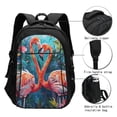 thumbnail image 3 of Daiia Romantic Flamingo Pair Pattern USB Charging Backpack for Men and Women, Anti-Theft Backpack,Travel Backpack,School Backpack,College Backpack,Laptop Backpack, 3 of 7