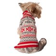 thumbnail image 1 of Holiday Time Red Moose Fair Isle Dog Sweater, 1 of 3