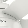 thumbnail image 6 of Hunter 52 inch Indoor Ceiling Fan with LED Light - White Ceiling Fan with Pull Chain, For Bedroom, Living Room, or Kitchen, Standard Mount, No Remote, 5 Blades - Anslee 50231, Fresh White, 6 of 11