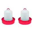 thumbnail image 5 of Little Giant 2-Gallon Poultry Deep Base Waterer, Heavy-Duty Plastic Chicken Water Feeder, Red, 5 of 5
