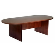 Boss Office Products N136-M Boss Office Products 95W X 47D Race Track Conference Table, Mahogany