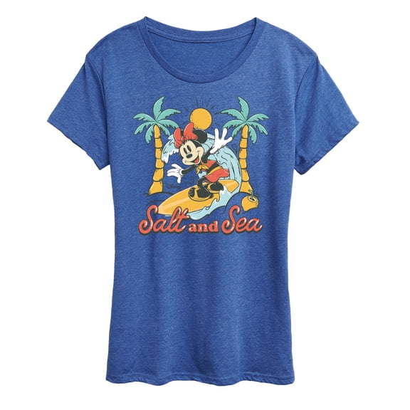 Disney - Minnie Salt And Sea - Women's Short Sleeve Graphic T-Shirt