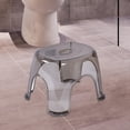 thumbnail image 3 of Small Stool Step Stool Multiuse Lightweight Sturdy Ergonomic Shower Stool Toliet Stool for Bedside Bathroom Living Room Kithchen Bedroom, 3 of 8
