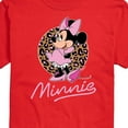 thumbnail image 3 of Mickey & Friends - Minnie Mouse Leopard Print Logo - Men's Short Sleeve Graphic T-Shirt, 3 of 5