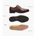 thumbnail image 2 of Florsheim Midtown Men's Moc Toe Oxford, Black, 10 3E, 2 of 9
