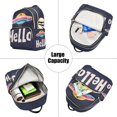 thumbnail image 5 of FORMRS Mini Backpack Purse for Women Travel Daypack Casual Shoulder Bag, Colorful UFO, 5 of 7