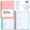 pink, variant on Password Book with Individual Alphabetical Tabs, 4.3"x5.7" Small Password Notebook, Spiral Password Keeper, Internet Address and Password Organizer, Password Logbook for Home Office, Sky Blue