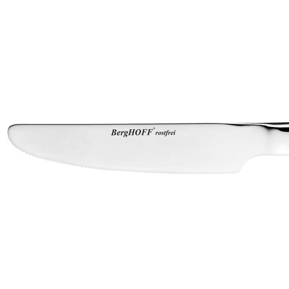 BergHOFF Essentials 12Pc Stainless Steel Dinner Knife Set, Quadro, 8.5"