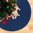thumbnail image 6 of Ryvnso Christmas Tree Skirt Dark Blue Paint Xmas Tree Skirts Ornament Home Decorations 35.4", 6 of 6