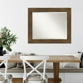 thumbnail image 2 of Amanti Art Beveled Wood Wall Mirror - Alexandria Rustic Brown Frame Alexandria Rustic Brown Outer Size: 34 x 28 in, 2 of 5