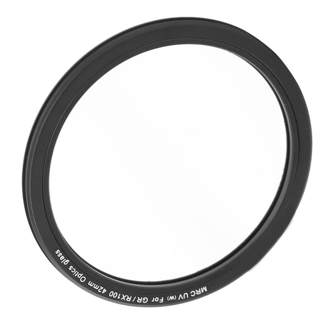 Filtro UV de vidrio óptico para Ricoh, filtro UV para lente de cámara de vidrio óptico Filtro para lente de cámara Características de vanguardia