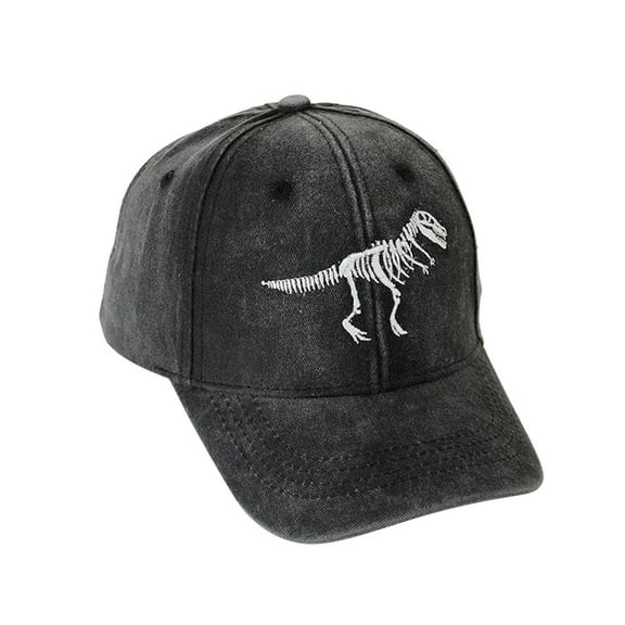 WERYOUNG Cartoon Caps Dinosaur Boys Hat Child Baseball Summer Girls Trucker Kids Sun Kids Hat, Black, One Size