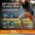 thumbnail image 5 of Modvel Compression Knee Brace - 2 Pack for Running Knee Pain, Knee Support Compression Sleeve, or Meniscus Tear ACL & Arthritis Pain Relief, 5 of 10