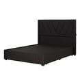 thumbnail image 2 of Base Cama Matrimonial + Cabecera Aurora Negro, 2 of 9