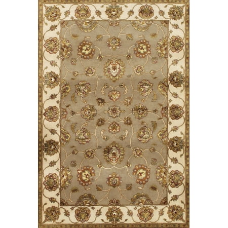 Agra Design Rug - Pasargad Home Agra Collection Hand Knotted Silk and Wool Area Rug