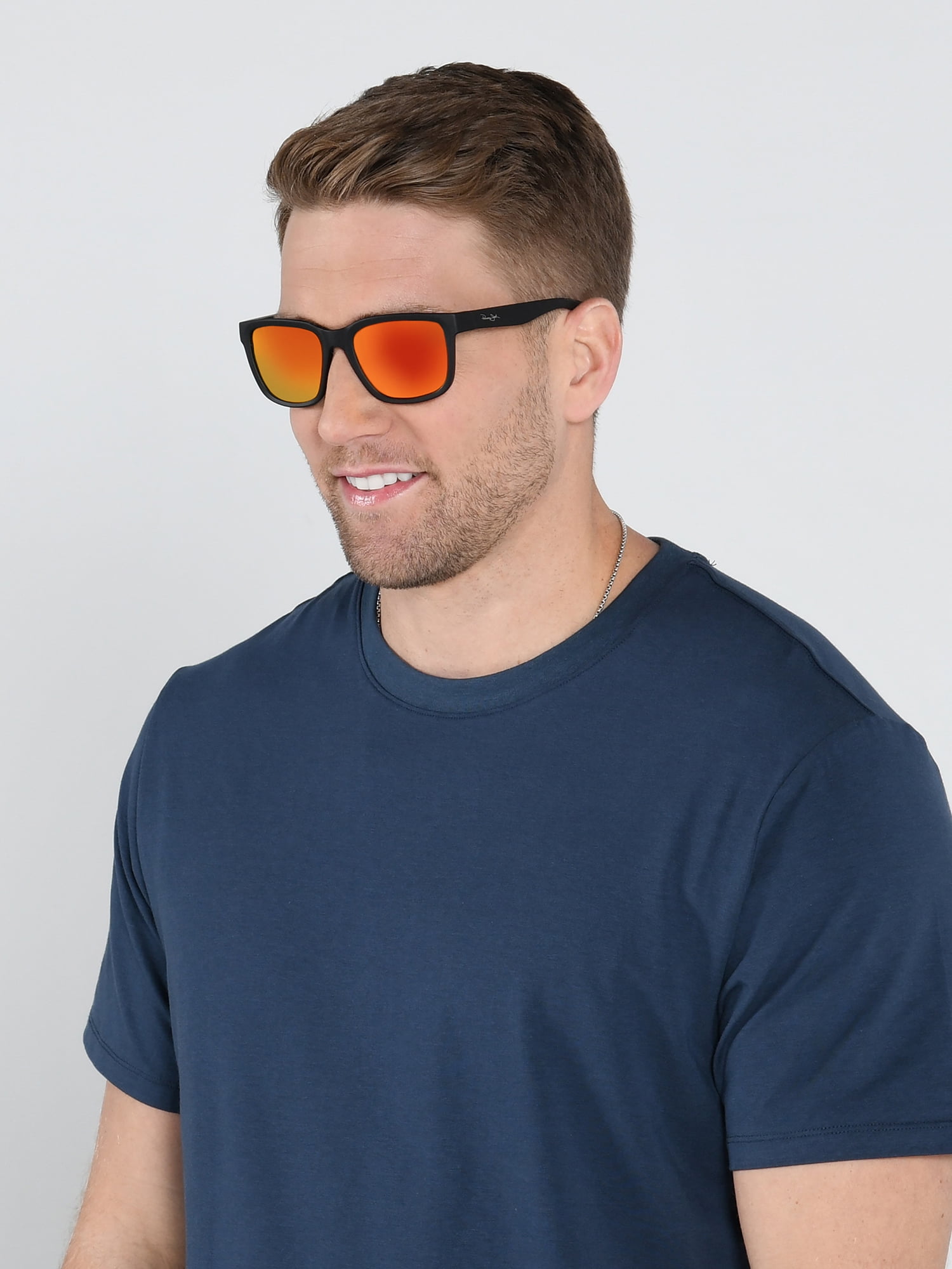 Panama Jack x Foster Grant Black Square Men's Polarized Sunglasses